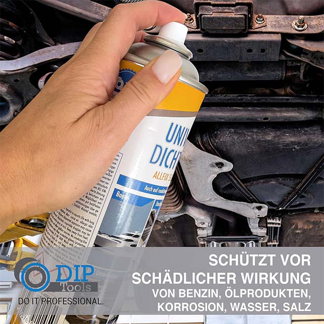 DIP-Tools Elastic Universal Sealing Spray – Premium Waterproof Sealant for Gutters, Boats & Caravans