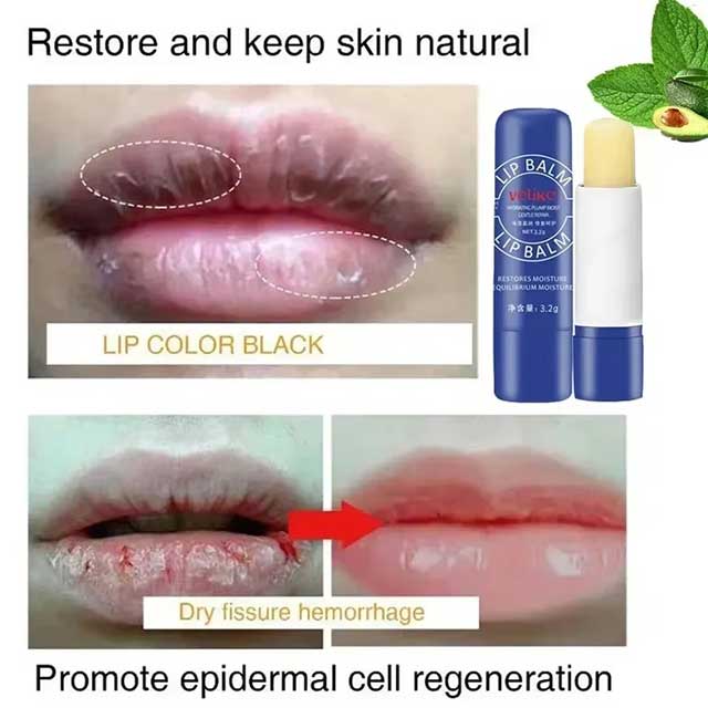 Dark Lip Balm for Lightening Melanin – Exfoliating Lip Mask & Moisturizing Gloss Oil for Smooth, Pink Lips