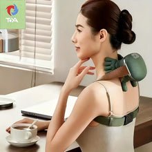 Masseur Électrique de Nuque et Épaules pour Tissus Profonds – Massage Shiatsu Pétrissant 4D avec Chaleur – Outil d'Acupression Multifonctionnel pour Abdomen et Corps Entier – Cadeau Ergonomique pour Hommes et Femmes