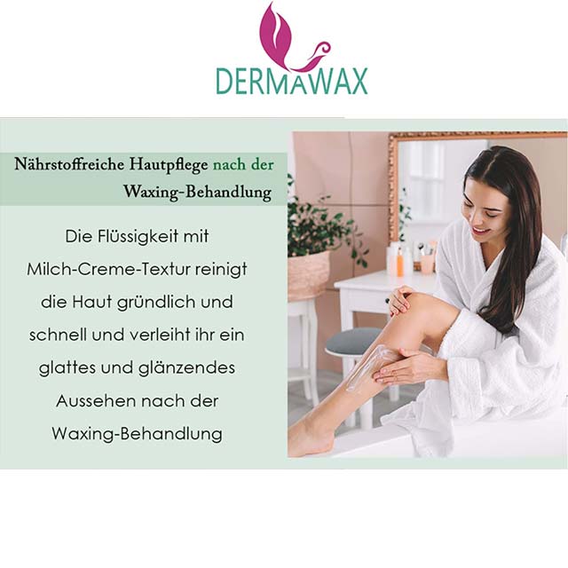 Dermawax Aloe Vera Post-Treatment Milk – Ultimate After Waxing Care, Wax Residue Remover & Nourishing Skin and Body Formula