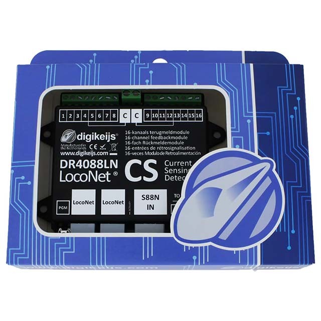 Digikeijs DR4088LN-CS S88/LocoNet Module – Advanced Digital Control for Model Railways
