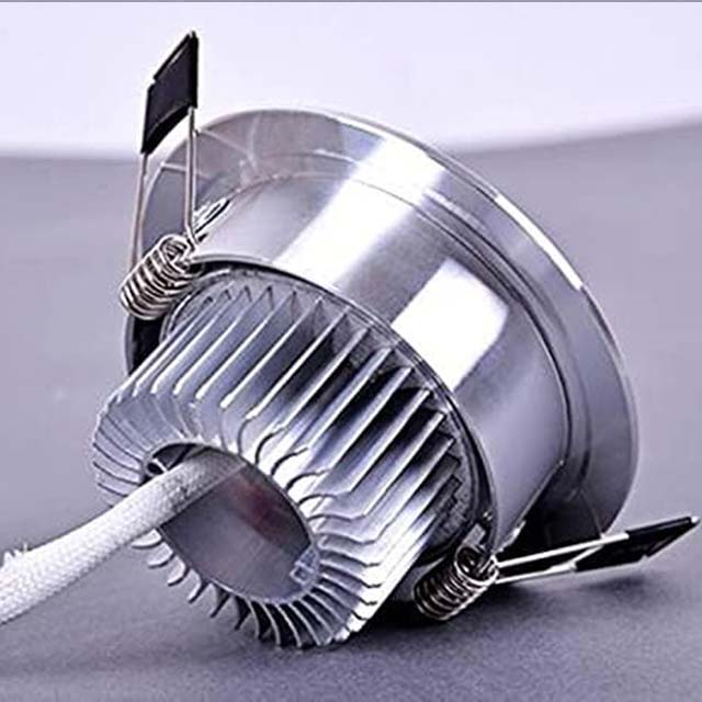 Downlight LED Ceiling Lamp – 3W/5W/7W Recessed Round LED Spotlight, Cool White 6000K, 220V/110V (3W Non-Dimmable Option)