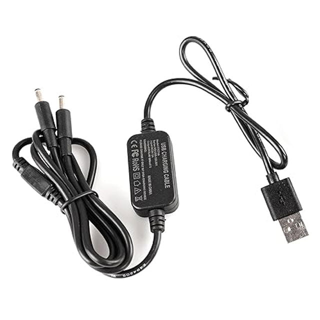 Dual USB-DC Rechargeable Battery Charger for Heated Gloves, Socks & Hats – Fast Portable Charger for Heated Apparel