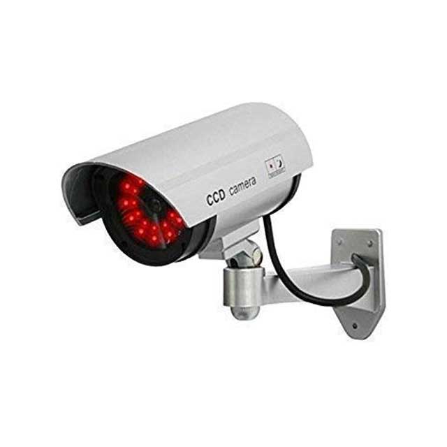 Dummy Security Bullet CCTV Camera – Realistic Fake Surveillance System with LED Light for Home & Business Indoor/Outdoor Security