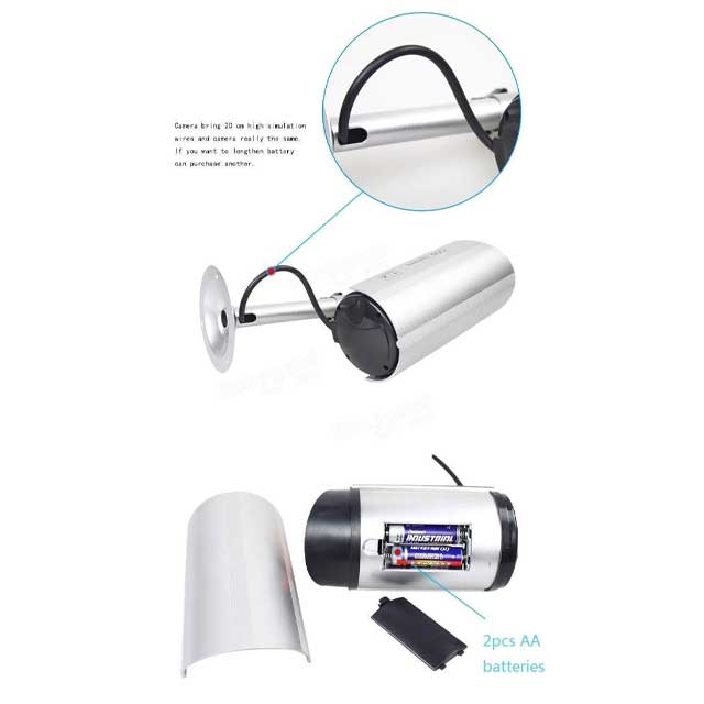 Dummy Security Bullet CCTV Camera – Realistic Fake Surveillance System with LED Light for Home & Business Indoor/Outdoor Security