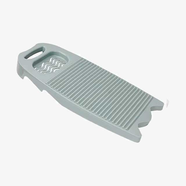 Durable Large Hand Wash Plastic Washboard with Non-Slip Laundry Board & Soap Trough – Essential Household Clothes Cleaning Tool