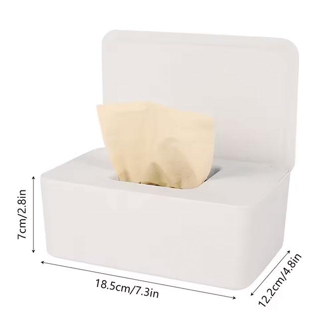 Dustproof Wet Tissue Box with Lid – Baby Wipes Storage Holder & Dispenser for Home, Car, Office & Nursery