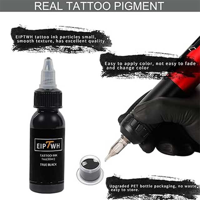 EIPTWH 1 oz Tattoo Ink Black 30ml