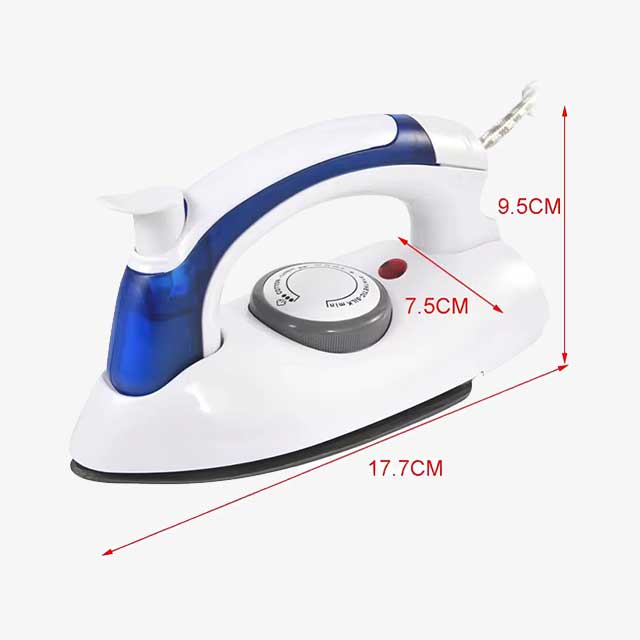 700W Electric Steam Iron Handheld Flatiron – Temperature Control for Home & Travel, 110V/220V