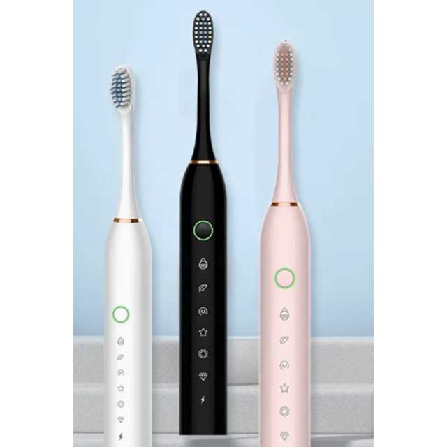 Electric Toothbrush with 6 Cleaning Modes – Type-C Rechargeable, Teeth Whitening Dental Cleaner, IP67 Waterproof Oral Care