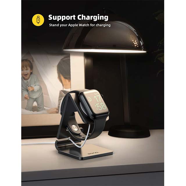 Eono WS-02 Watch Stand - Durable and Stylish Watch Holder for Desk or Nightstand Display