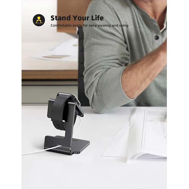 Eono WS-02 Watch Stand - Durable and Stylish Watch Holder for Desk or Nightstand Display