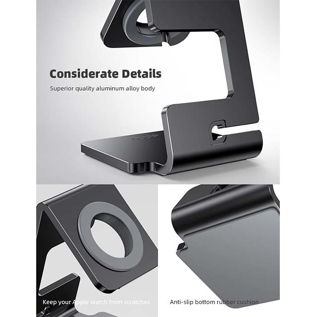 Eono WS-02 Watch Stand - Durable and Stylish Watch Holder for Desk or Nightstand Display