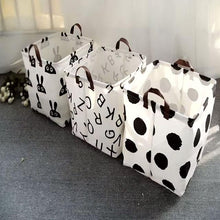 Foldable Cotton & Linen Laundry Basket | Dirty Clothes Storage | Household Organizer for Sundries & Laundry