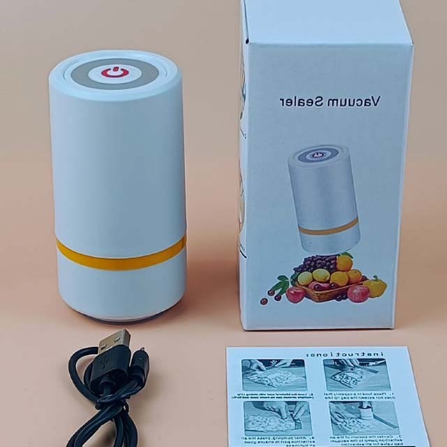 20P/5P Food Vacuum Sealing Bags with Handheld Mini Electric Vacuum Pump – Three Sizes for Food Storage, Vacuum Sealing & Refrigerator Organization