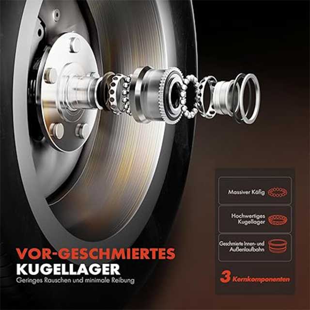 Frankberg 1 x Rear Hub Wheel Bearing