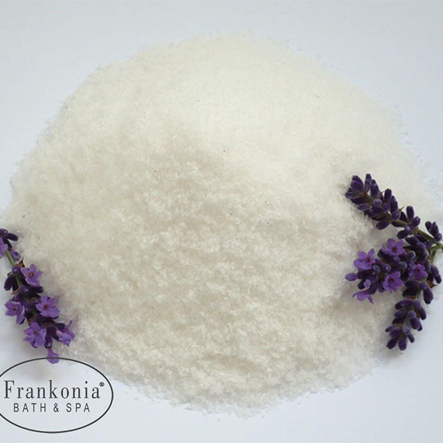 Frankonia Lavender Sauna Salt 400g with Sea Salt & Jojoba Oil – Natural Spa & Skincare Treatment