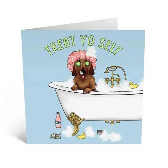 Central 23 "Treat Yo Self" Card – Funny Greeting for Any Occasion