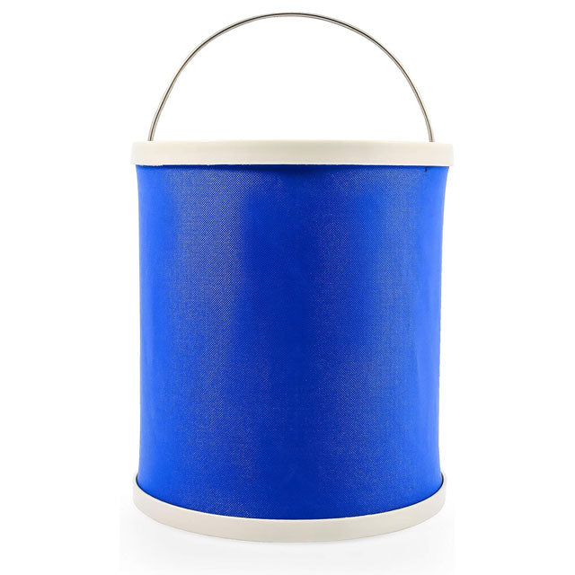 Garden Dream 3-Gallon Pop-Up Bucket with Storage Case – Durable, Watertight Outdoor Utility Bucket for RV, Camping, Fishing, Boating & Hiking – Blue (42993)