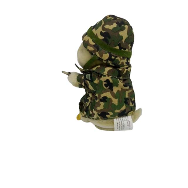 Gemmy 2003 Dancing Hamster Sgt. Scruffy Camouflage Singing Animated Toy Tested