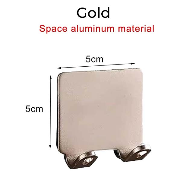 Bathroom Aluminum Razor Holder & Shaver Shelf – Punch-Free Wall-Mounted Storage Hook for Men’s Shaving Accessories Organization