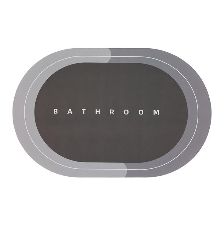Diatomite Stone Bath Mat – Fast Drying Non-Slip Water Absorbent Bathroom Floor Mat