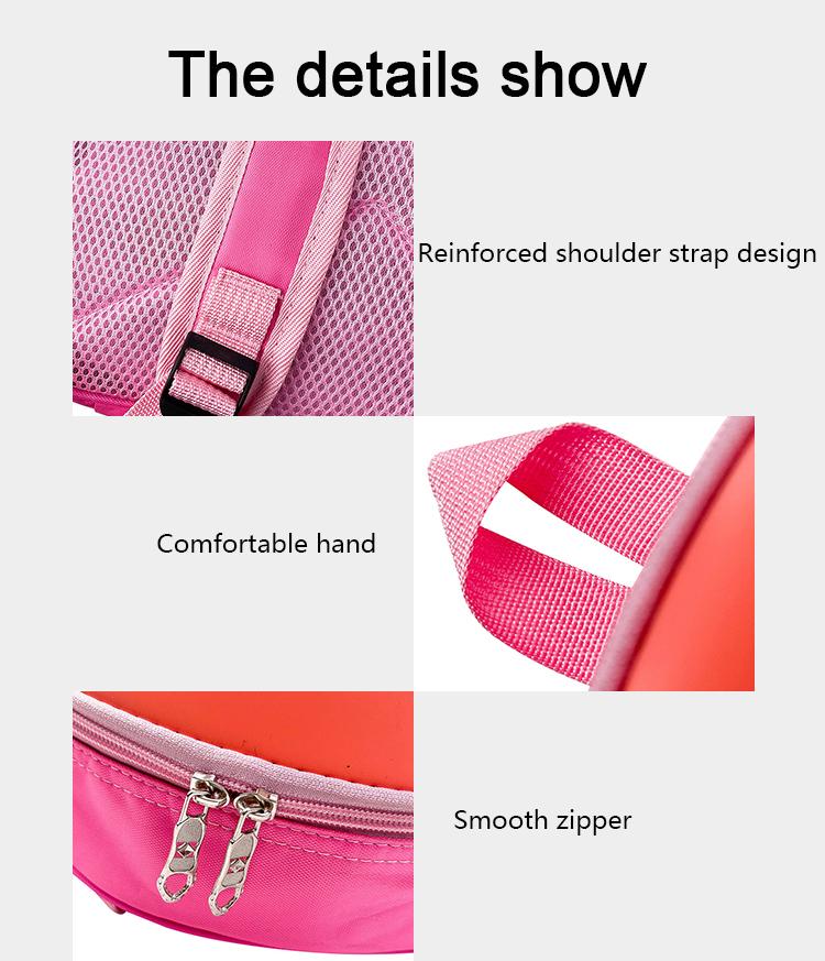 Sac à dos rigide en PVC pour enfants de maternelle, motif dessin animé (EGB087)