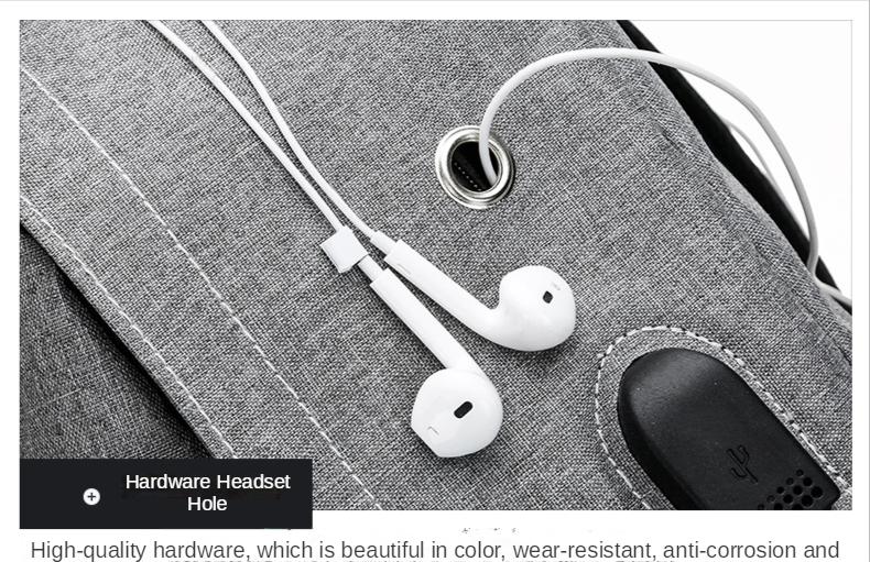 Men's Casual USB Laptop Backpack (EGB014)