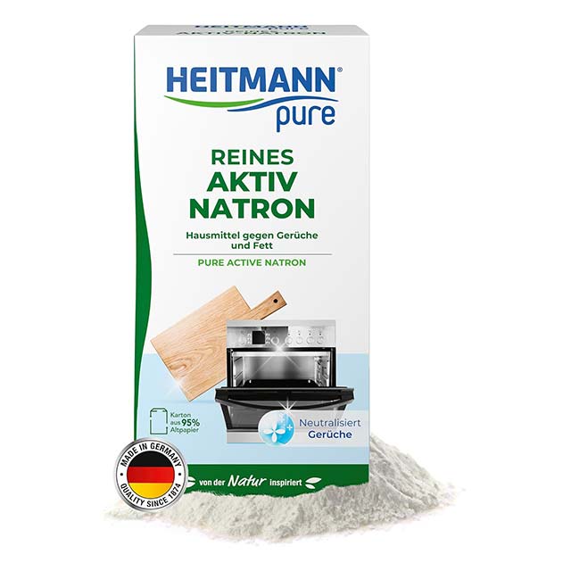 HEITMANN Active Baking Soda Cleanser – Multicolour, 350g | Deep Cleansing & Exfoliating Skincare Solution