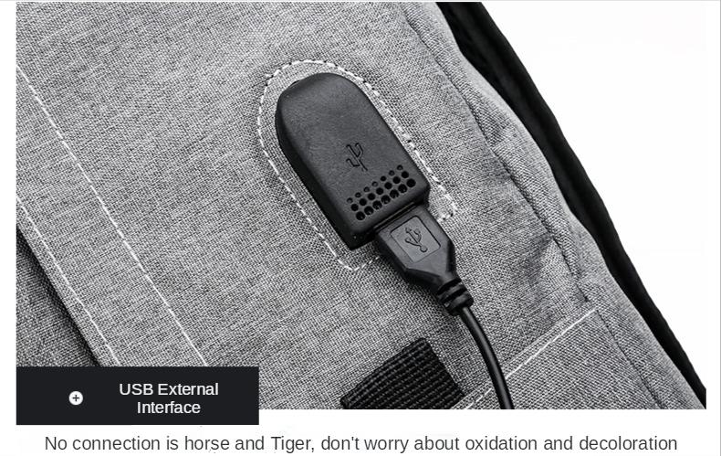 Men's Casual USB Laptop Backpack (EGB014)