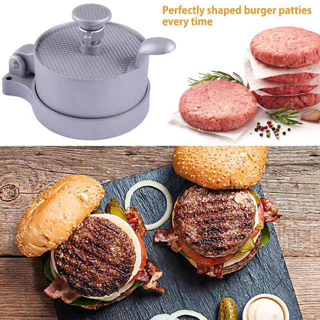 Hamburger Mold & Press - Aluminum Alloy Burger Meat Maker for Beef, BBQ, and Kitchen Accessories