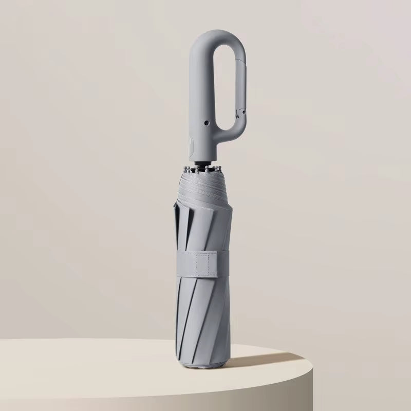 Extra Large Reinforced Wind-resistant Rain-resistant Dual-purpose UV-resistant Fully Automatic Ring-buckle Umbrella