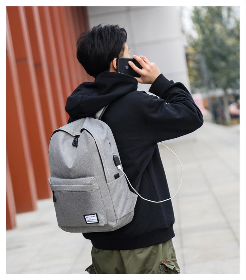 Men's Casual USB Laptop Backpack (EGB014)