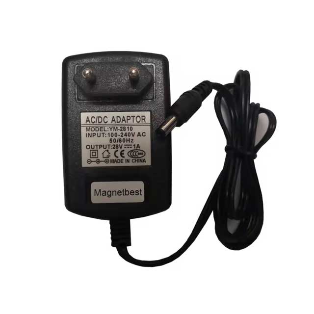 High Quality 28V 1A AC/DC Power Adapter – Universal 100-240V Switching Charger with EU/US Plug & Dual 5.5×2.5mm/2.1mm DC Connectors