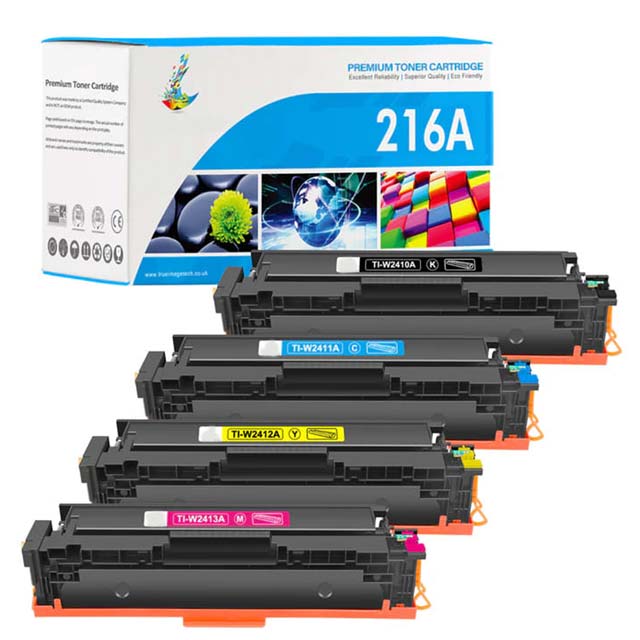 High-Yield 4-Pack Compatible HP 216A Toner Cartridges – Reliable Replacement for HP LaserJet Printers