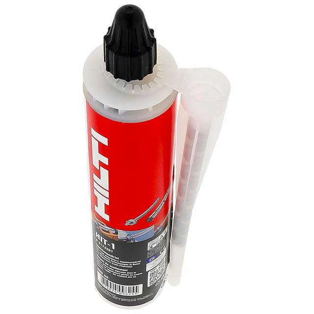 Hilti HIT 300ml 2K Injection Mounting Mortar Cartridge with Standard Extrusion Gun Kit