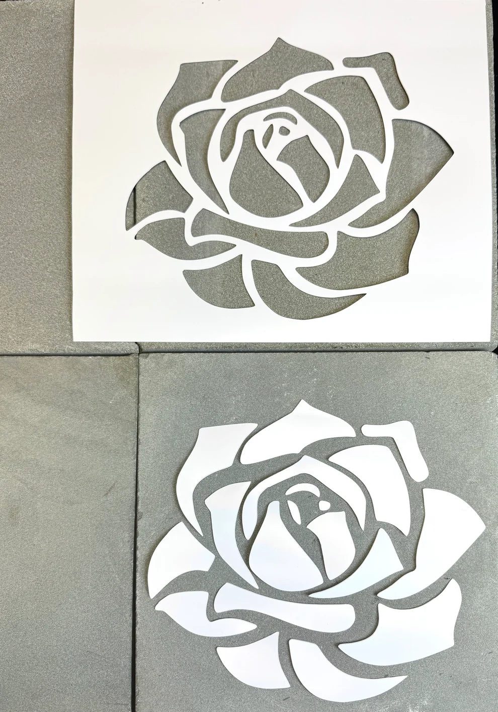 36-Piece Flower Blossom Pop-Out Stencil Set 12.5×12.5cm | Reusable Floral Painting Templates for DIY Crafts, Walls, Furniture & Fabric