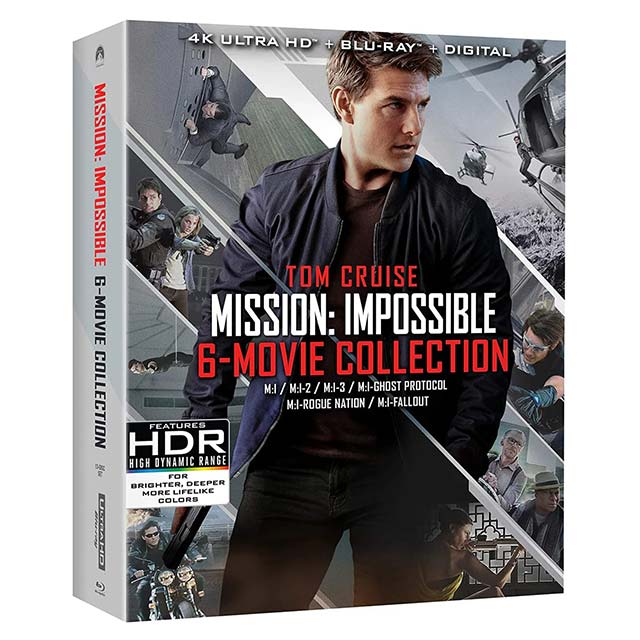 Mission: Impossible 6-Movie Collection – 4K Ultra HD, Blu‑ray & Digital Bundle: Ultimate Spy Action Series
