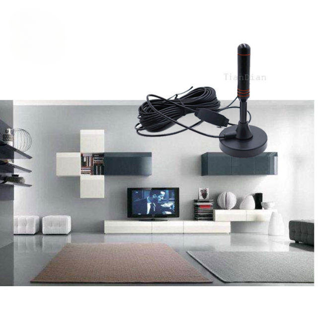 Indoor Digital TV Antenna – Signal Amplifier for DVB-T, HDTV, Satellite & Internet Receivers