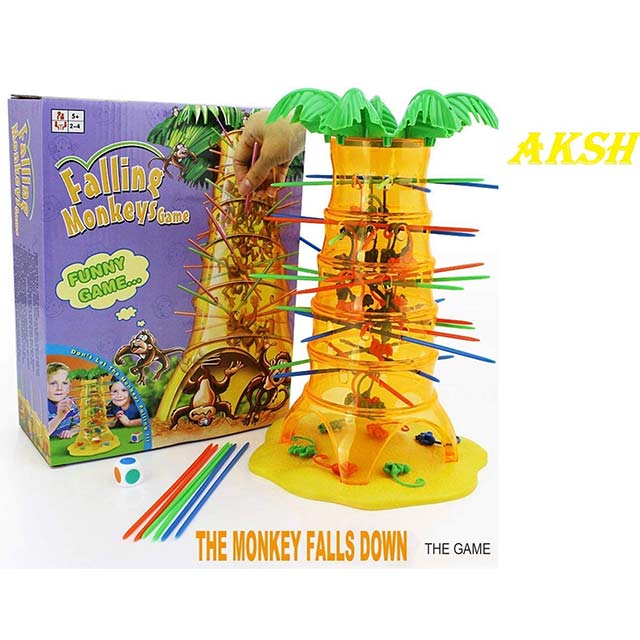 “Interactive Falling Monkeys,” “Table Game,” “Educational,” “Safe,” “Intelligence Toy,” and “Preschool Kids” to boost SEO while clearly conveying the product’s benefits and target audience.