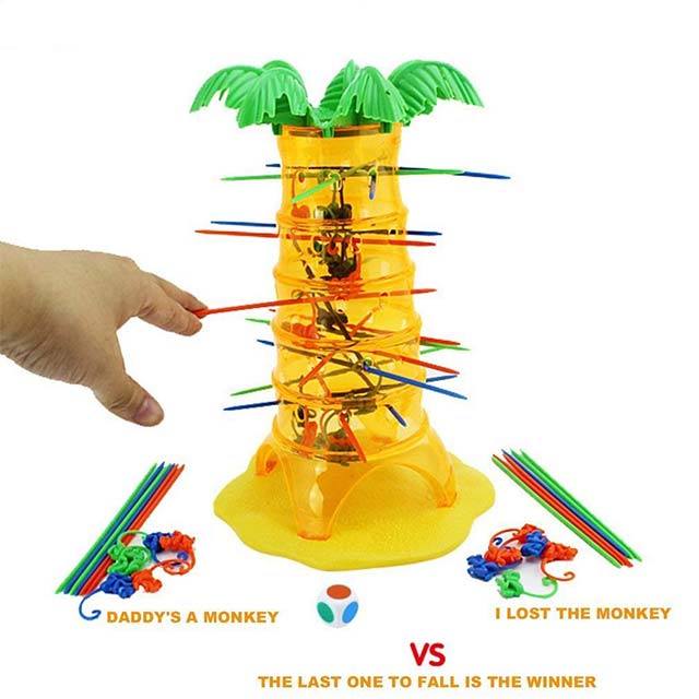 “Interactive Falling Monkeys,” “Table Game,” “Educational,” “Safe,” “Intelligence Toy,” and “Preschool Kids” to boost SEO while clearly conveying the product’s benefits and target audience.