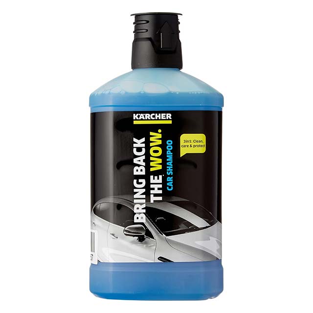 Kärcher 3-in-1 Car Shampoo Detergent for Pressure Washers 1L – Premium Auto & Outdoor Cleaning Solution