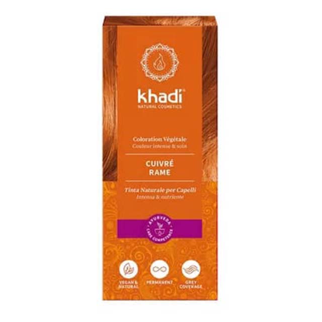 Khadi Natural Copper Dye – Premium Organic Hair Color for Vibrant, Chemical-Free Copper Tones