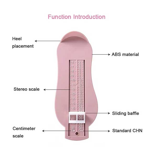 Kids Foot Measuring Gauge – Shoe Size Ruler Tool for Toddlers & Children | Foot Length Measuring Device for Baby Boys & Girls