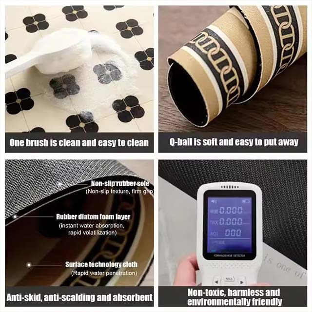 Absorbent Kitchen Drying Mat – Drainage Mat for Cups, Bottles, Tableware & Coffee Bar