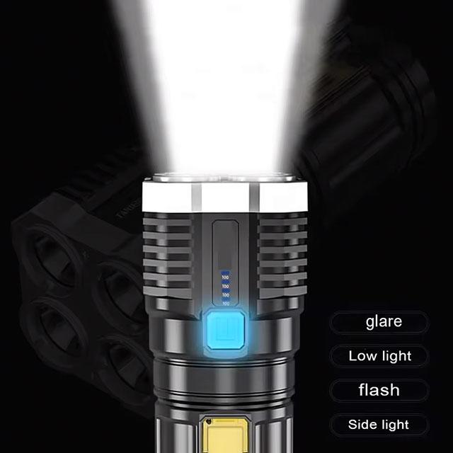 LED Mini Diving Flashlight – Rechargeable High Lumens, Long-Range & Powerful Torch for Camping