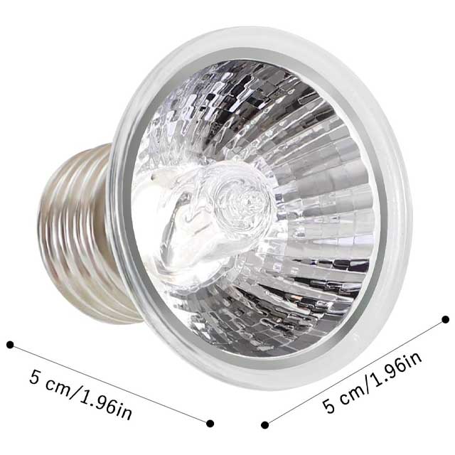 LEDGLE 25W Reptile Heat Bulb – E27 UVA/UVB Tortoise & Amphibian Heat Lamp for Lizards, Turtles, and Snakes