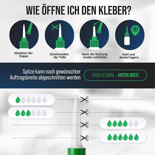 Langlauf Schuhbedarf® Shoe Glue Set - 20g Superglue & 60g Kömmerling Kövulfix Record Adhesive for Durable Shoe Repairs