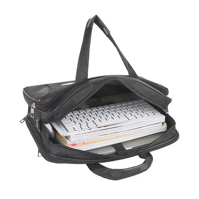 15.6–17 Inch Laptop Bag – Business Briefcase & Shoulder Messenger Bag for Office & Work Use