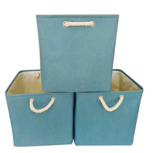 Large Capacity Foldable Linen Storage Basket – Laundry Hamper & Cloth Organizer